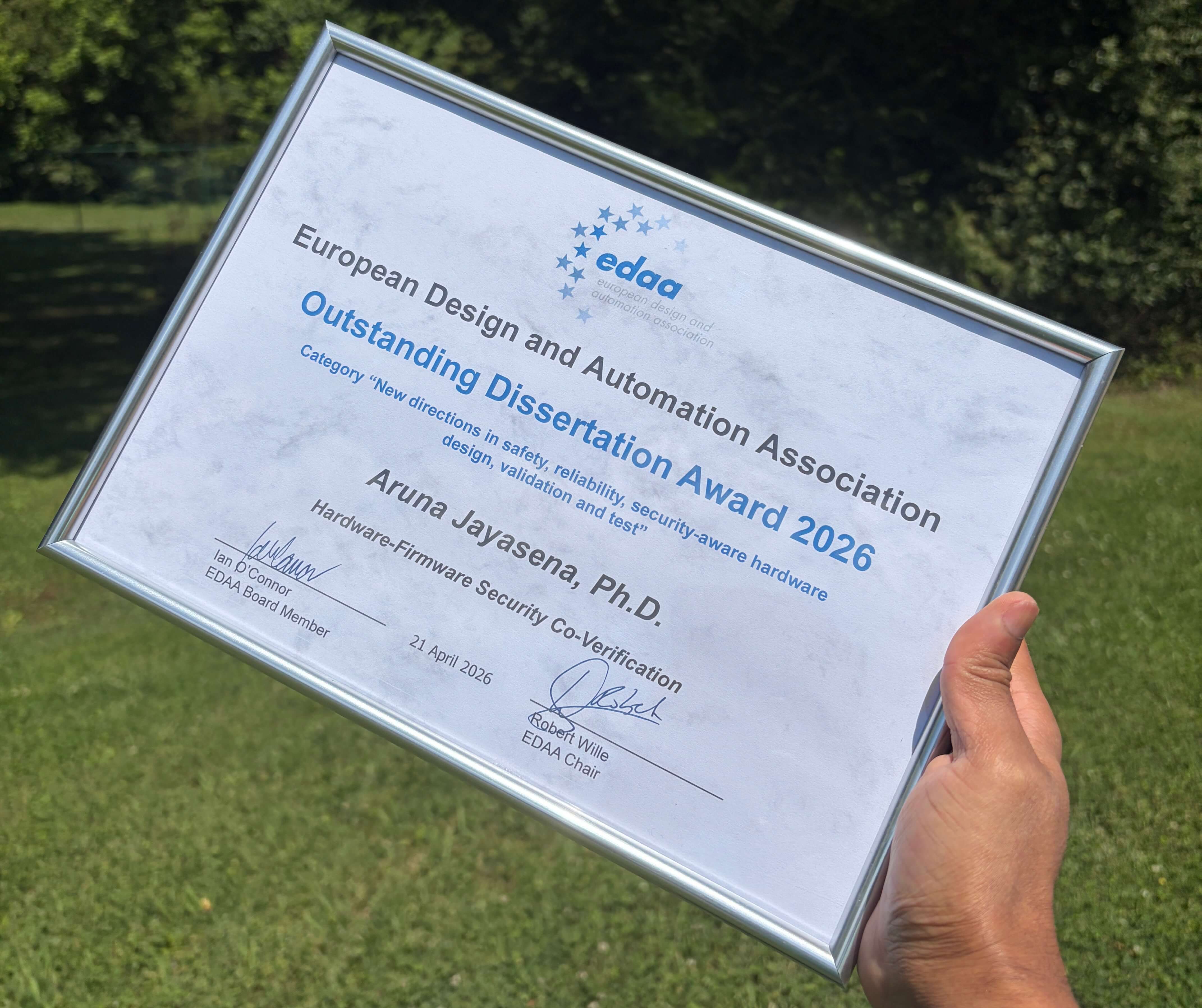 EDAA Outstanding Disseration Award